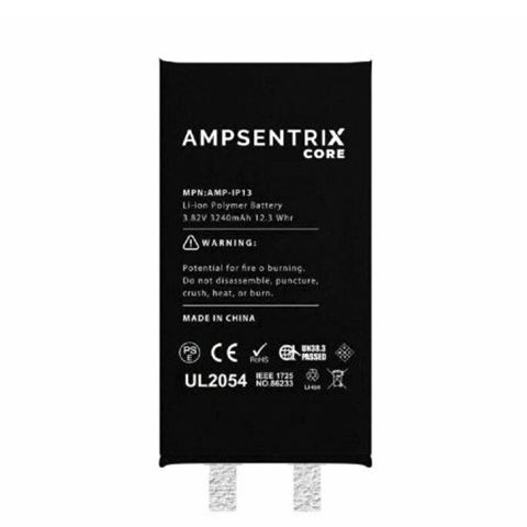 BATERÍA IPHONE 13 AMPSENTRIX SIN MENSAJE+ INSTALACIÓN