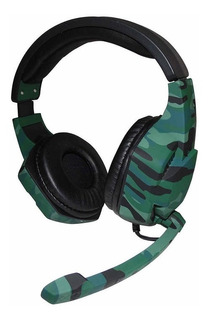 AUDIFONO GAMING PRO BK-43 VERDE OSCURO CON NEGRO