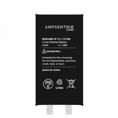 BATERÍA IPHONE 12, 12 PRO AMPSENTRIX SIN MENSAJE+ INSTALACIÓN