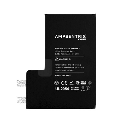 BATERÍA IPHONE 13 PRO MAX AMPSENTRIX SIN MENSAJE+ INSTALACIÓN