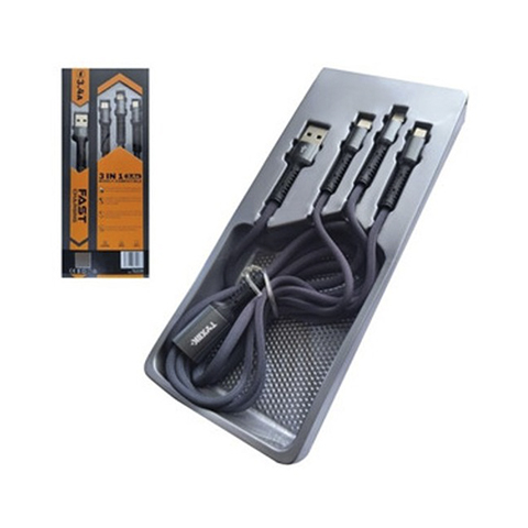 CABLE USB 3 EN 1 TOXIIK TOK3508