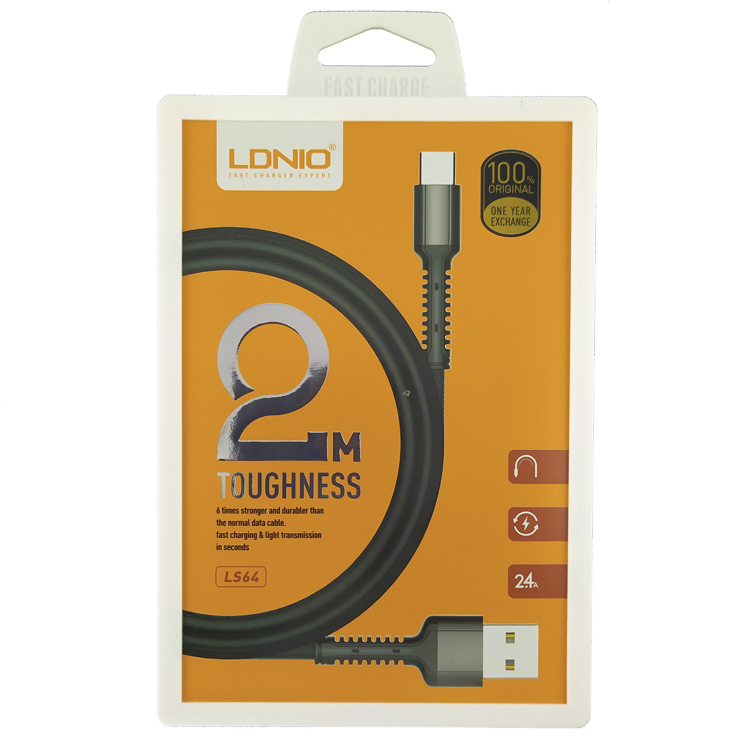 CABLE USB LDNIO LS64 MICRO 2M