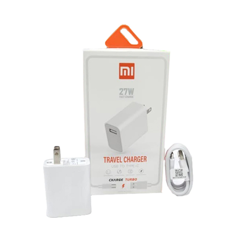 CARGADOR PARED XIAOMI TURBO TIPO C 27W