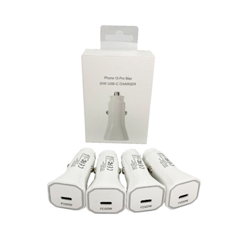 TACO CARRO APPLE SERIE 13 TIPO C 20W BLANCO