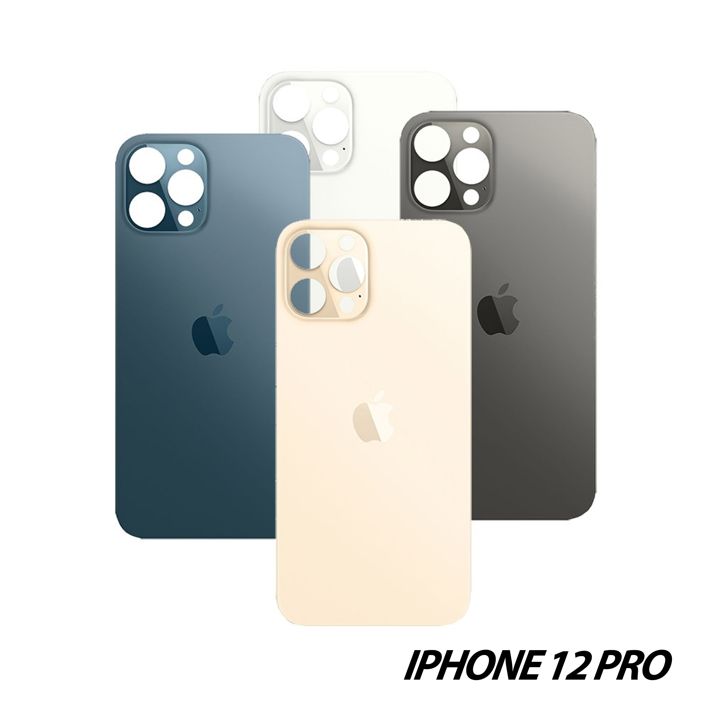 TAPA TRASERA IPHONE 12 PRO + INSTALACION CON LASER