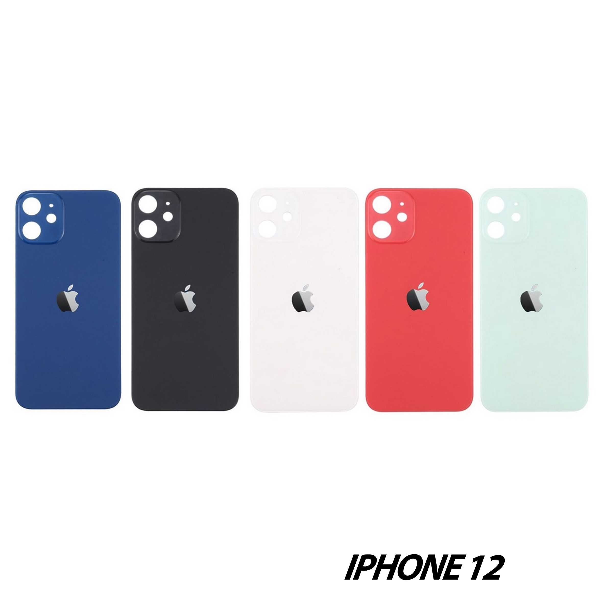 TAPA TRASERA IPHONE 12 + INSTALACION CON LASER